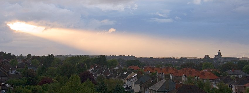 Światło z nieba...