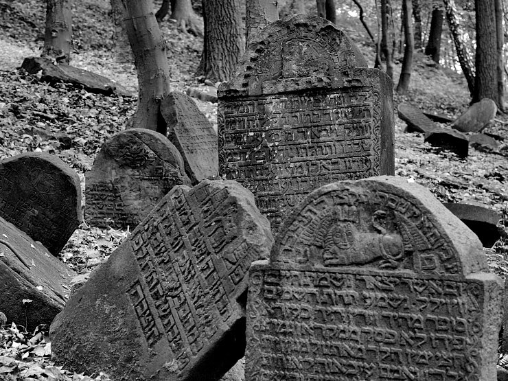 a wiatr wygrywa smętne dźwięki w szabasowy wieczór...