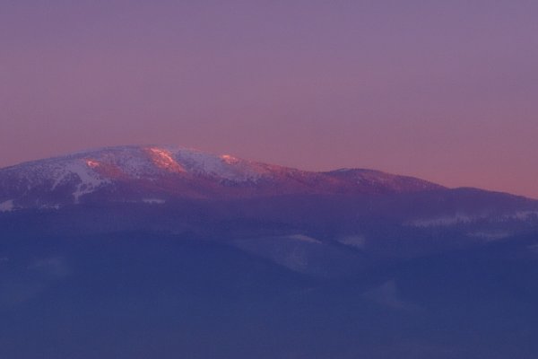 Pilsko w ostatnich promieniach