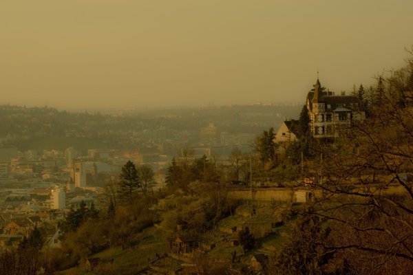 Zachod slonca w moim  miescie