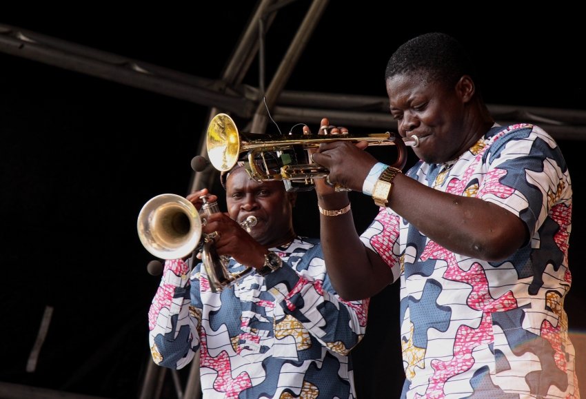 THE GANGBE BRASS BAND