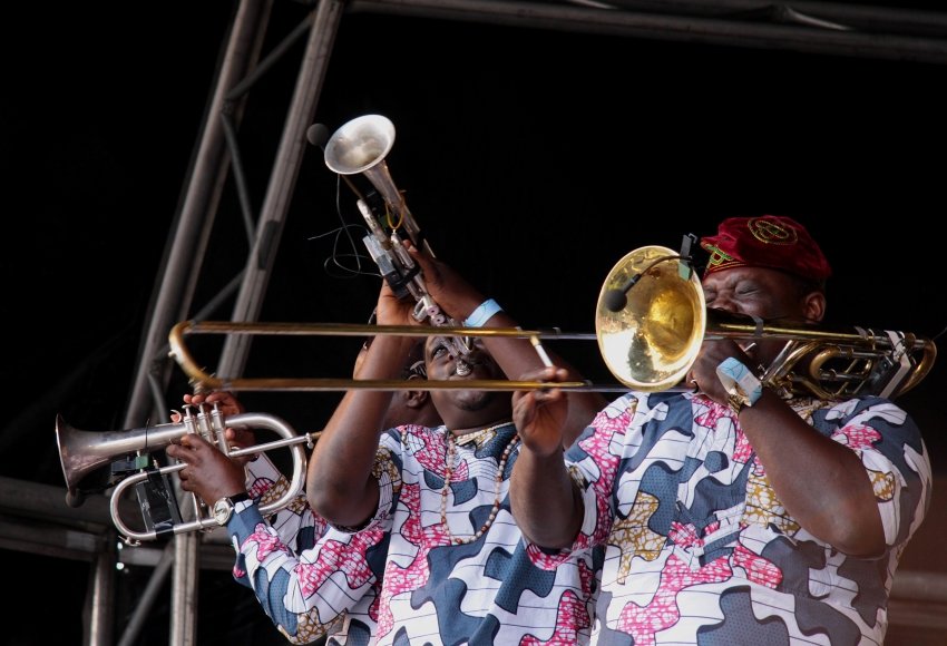 THE GANGBE BRASS BAND