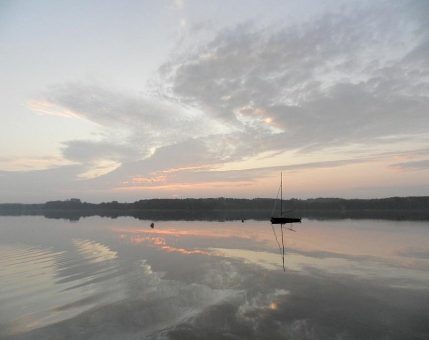 ZACHÓD MALOWANY W PASTELACH