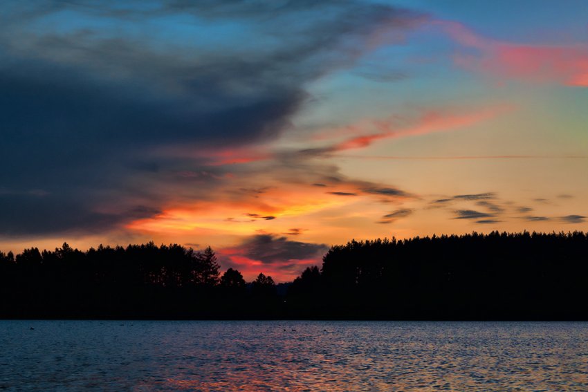 Lubowidz o zachodzie