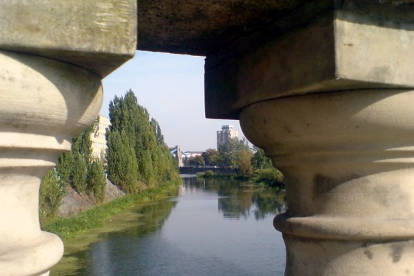 widok na most Grunwaldzki