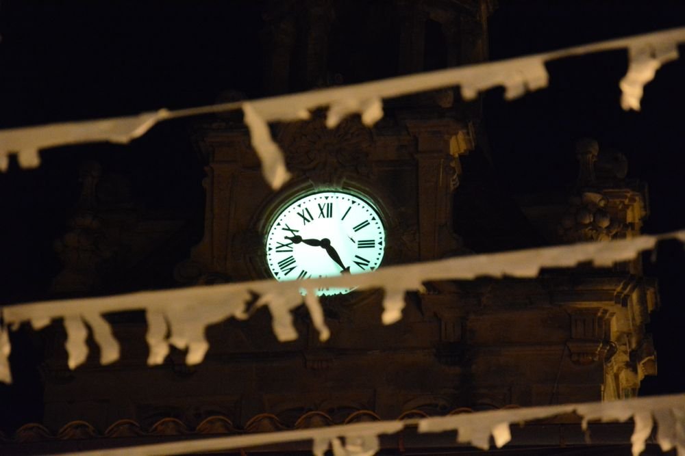 Townhall's clock