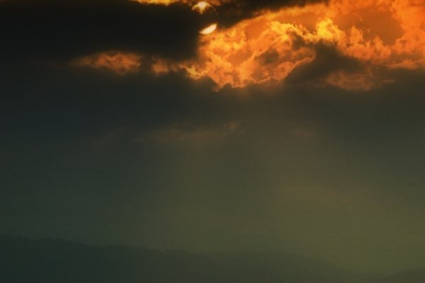 zachód słońca....