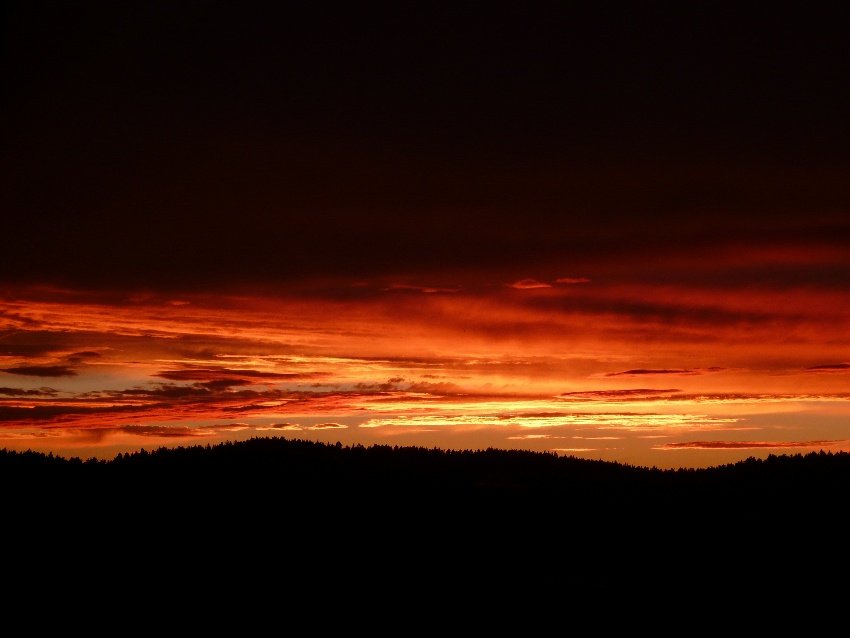 Zachód Słońca w okolicach Leska