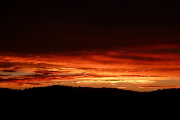 Zachód Słońca w okolicach Leska