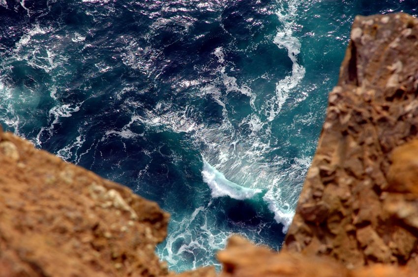 Widok z 200m na Ocean Atlantycki