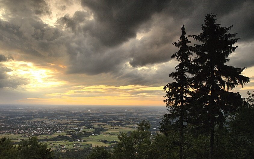 Widok z Beskidu Małego