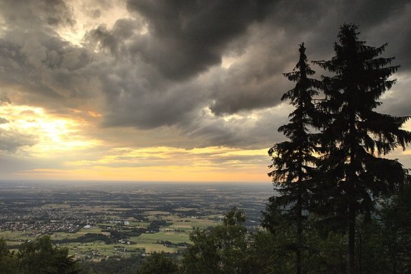 Widok z Beskidu Małego