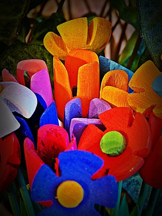 ..łąka ? kwiieciem udrewniona? udziwniona..!!