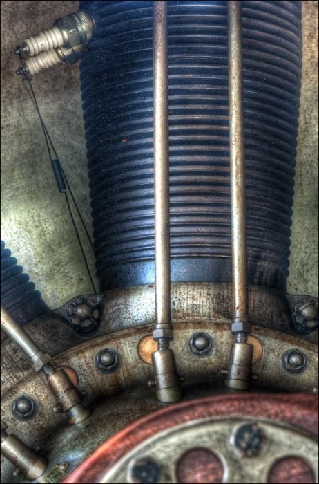 piece of... plane engine.