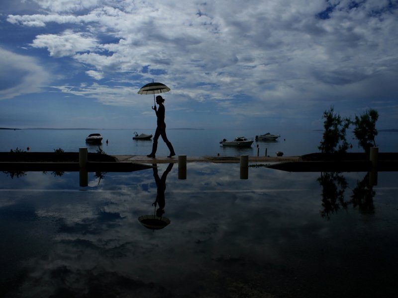 czasem słońce czasem deszcz