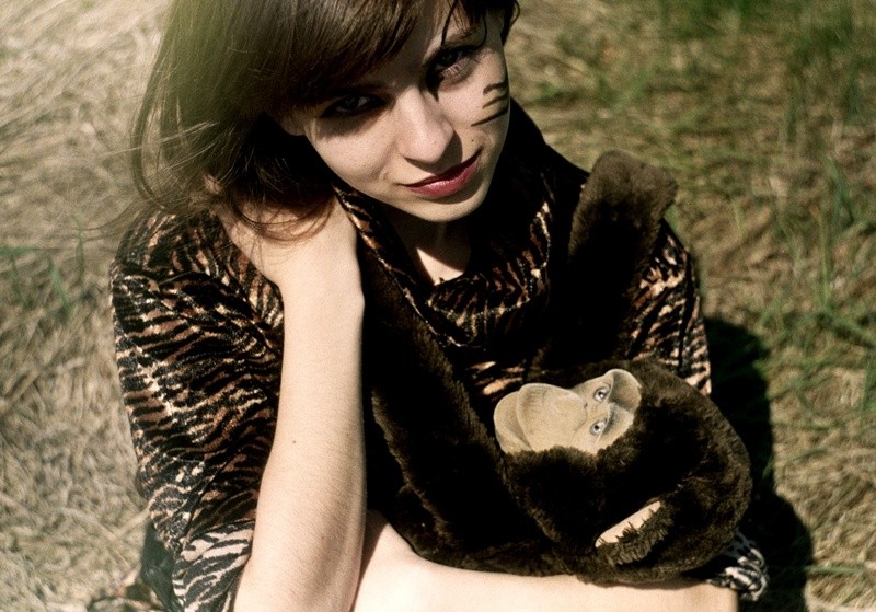 Tygrysica z małpką:)